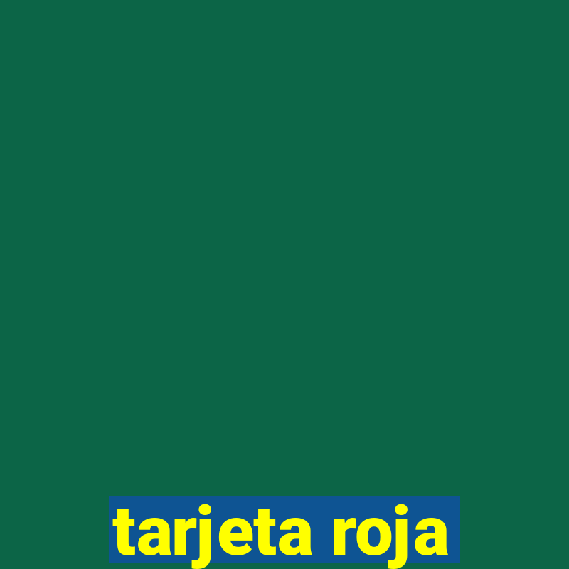 tarjeta roja